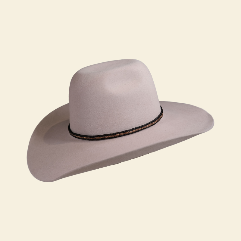 Outback King | Horsehair Hat Band | with Sliding Knots