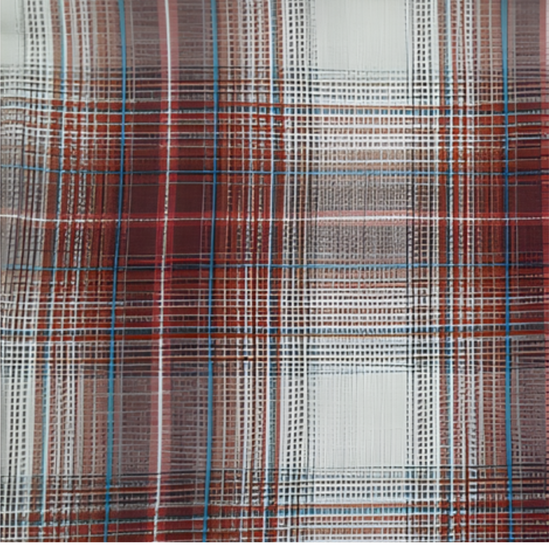 Outback King | Men's Frontier Logo Shirt | Brown/Red/Blue Check