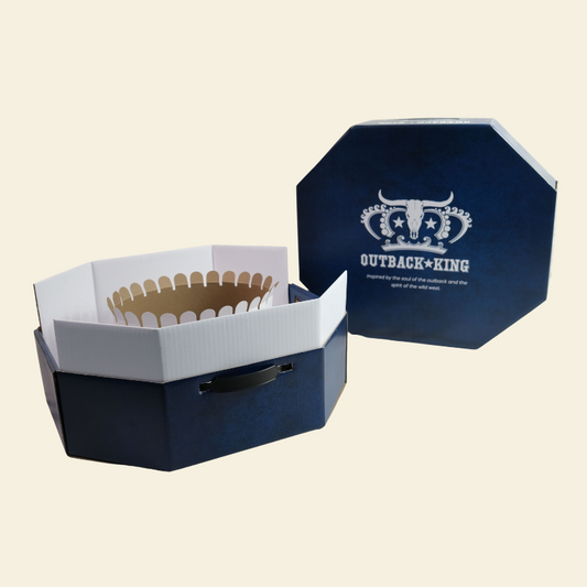 Outback King | Hat Box | Navy Blue