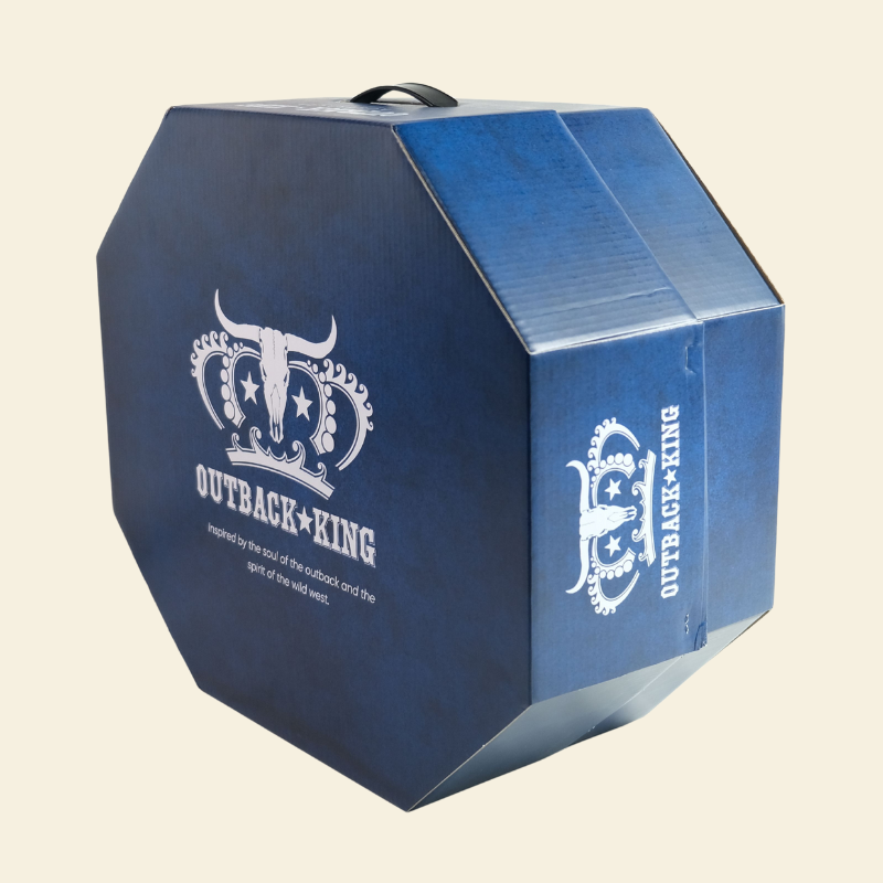 Outback King | Hat Box | Navy Blue
