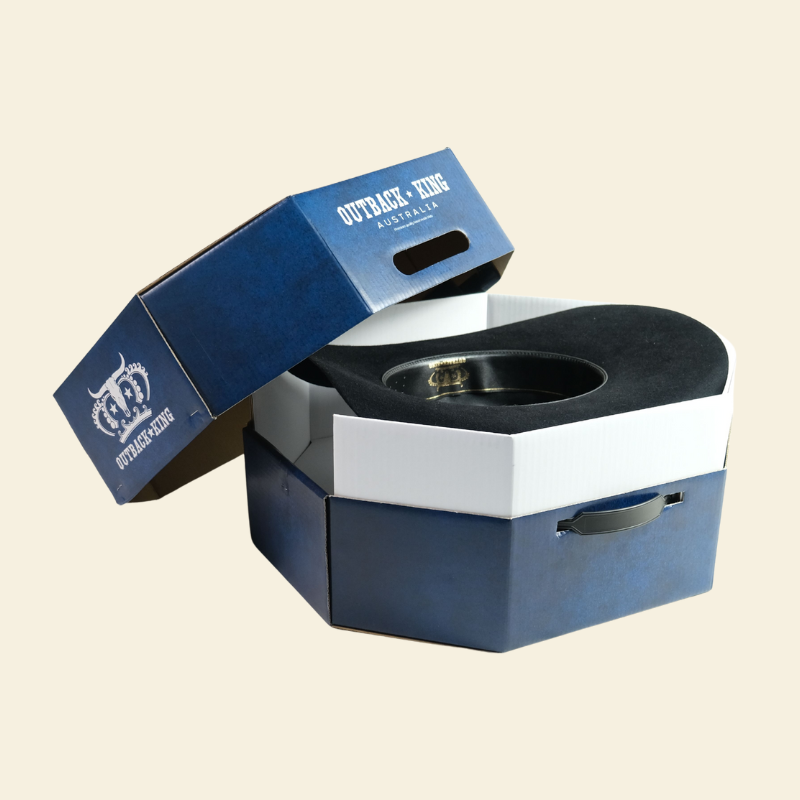 Outback King | Hat Box | Navy Blue