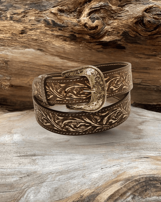 Outback King | Premium Western Belt | Antique Brown