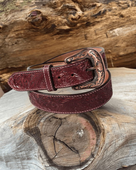 Outback King | Premium Western Belt | Indian Cherry
