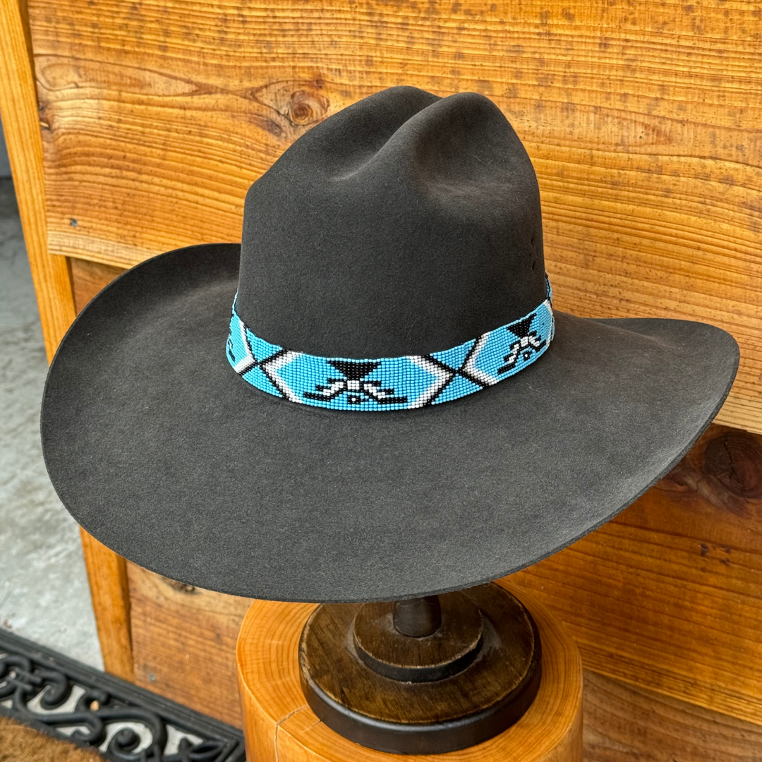 Outback King | Beaded Hat Band | Wide