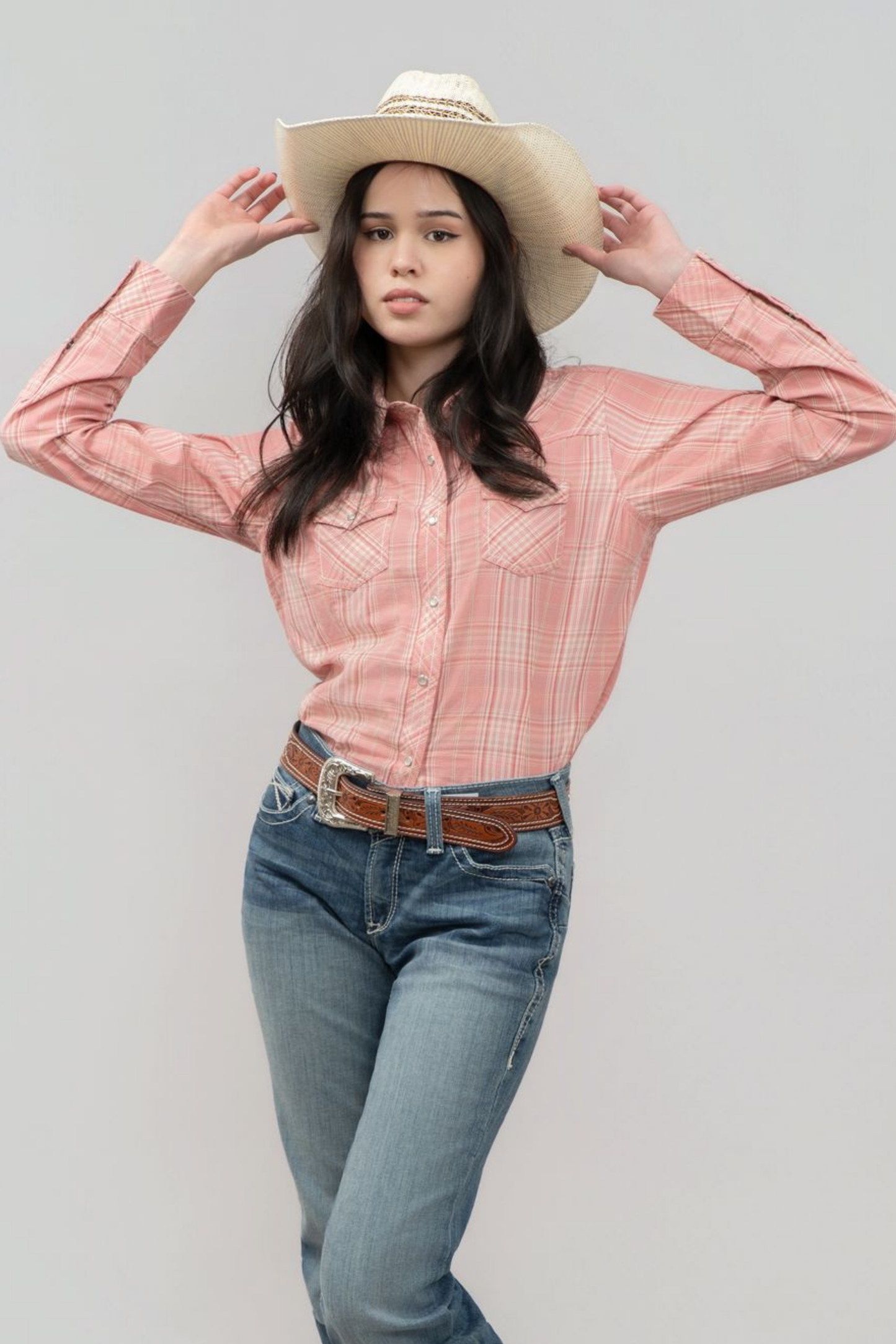 Outback King | Honey Don't Shirt | Pink Check