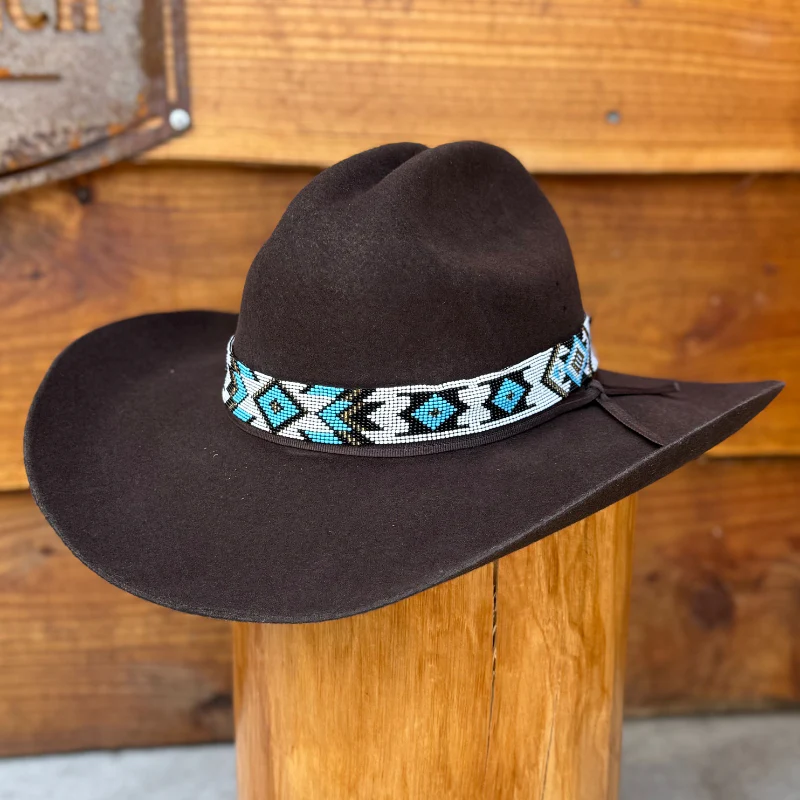 Outback King | Beaded Hat Band | Wide