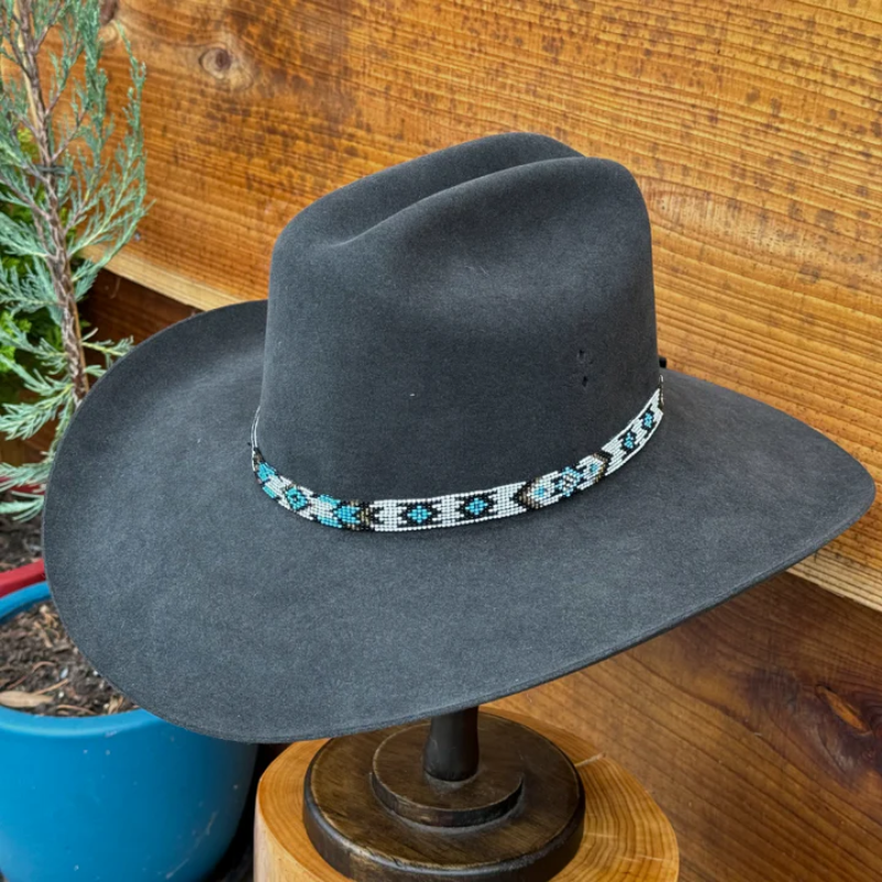Outback King | Beaded Hat Band | Narrow
