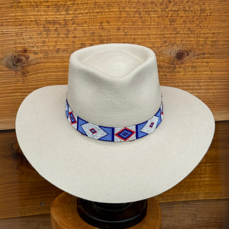 Outback King | Beaded Hat Band | Wide