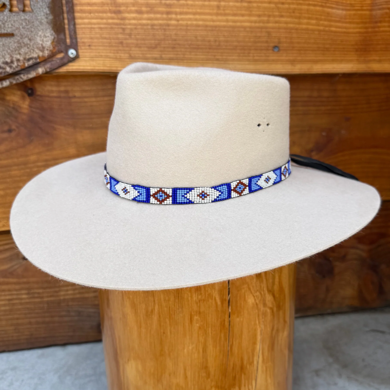 Outback King | Beaded Hat Band | Narrow