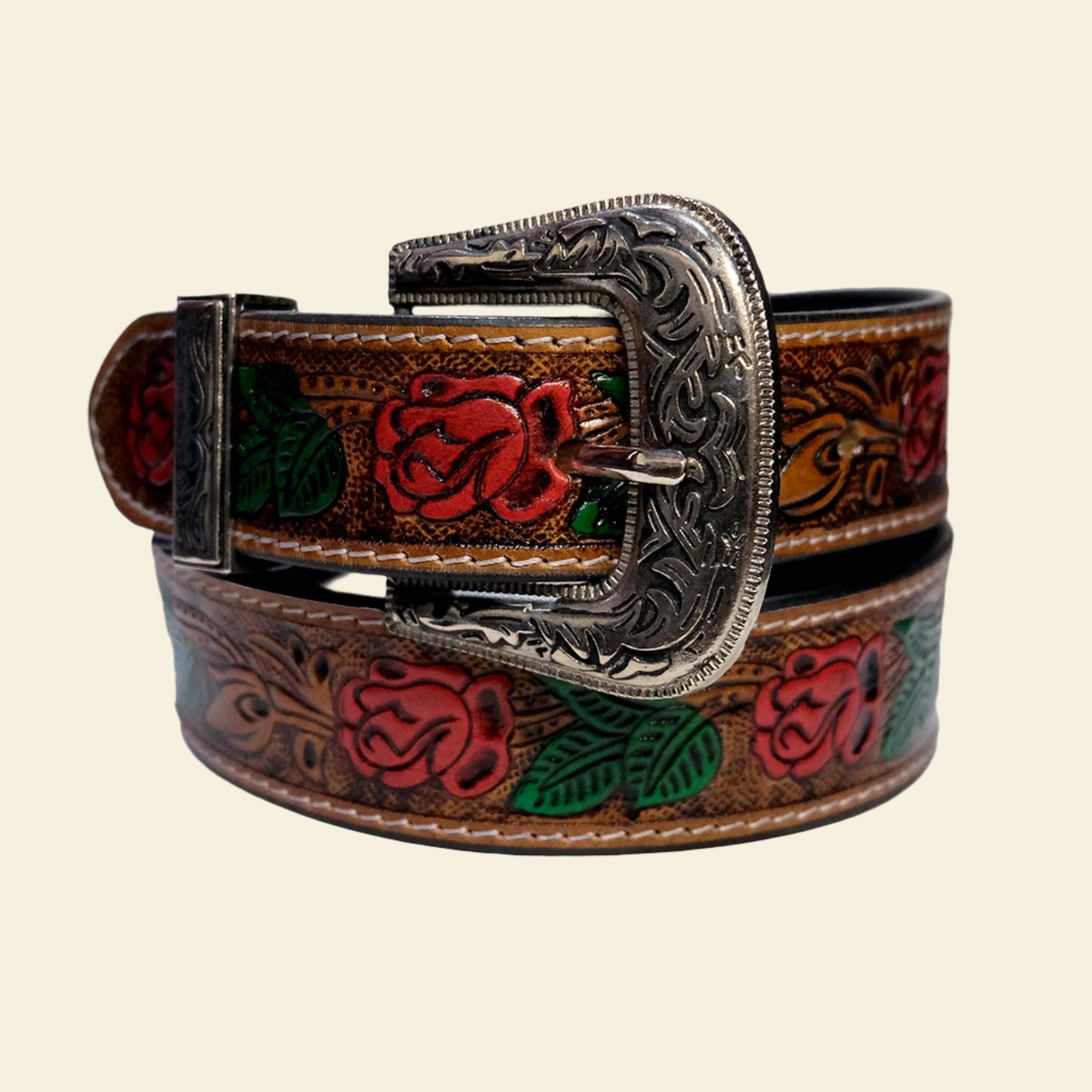 Outback King | Hand Made Black & White Beaded Western Belt