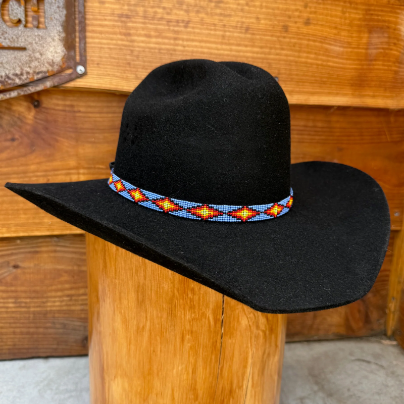 Outback King | Beaded Hat Band | Narrow