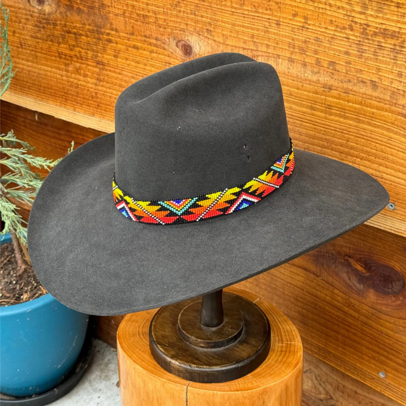Outback King | Beaded Hat Band | Wide