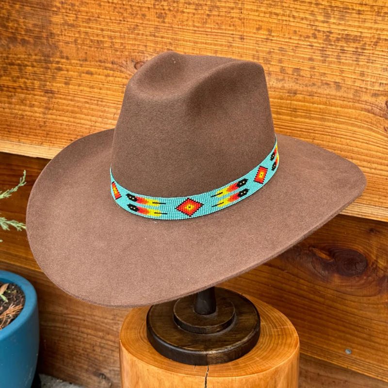 Outback King | Beaded Hat Band | Wide