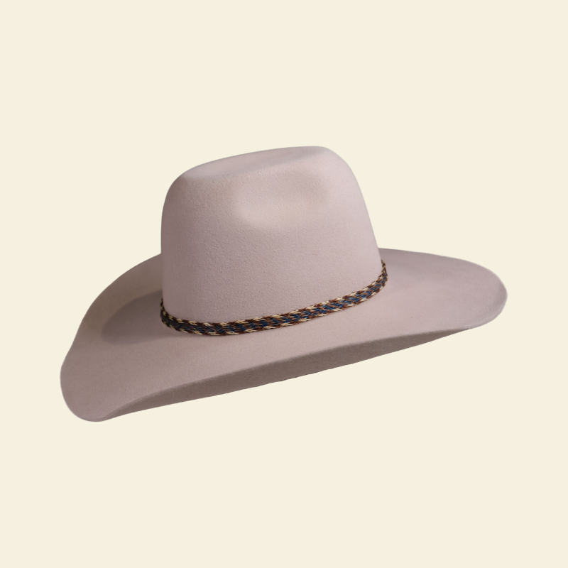 Outback King | Horsehair Hat Band | with Sliding Knots