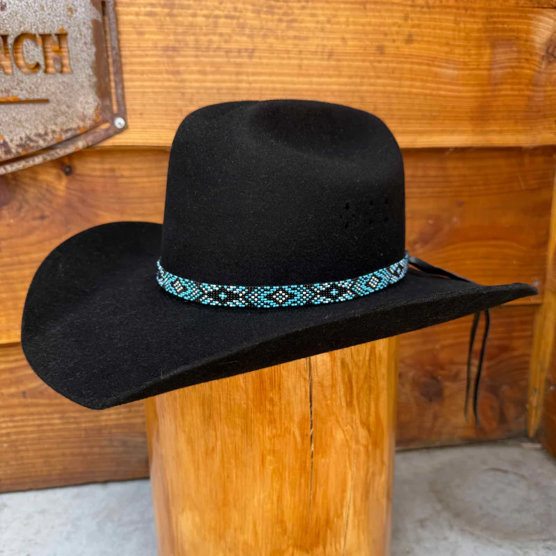 Outback King | Beaded Hat Band | Narrow