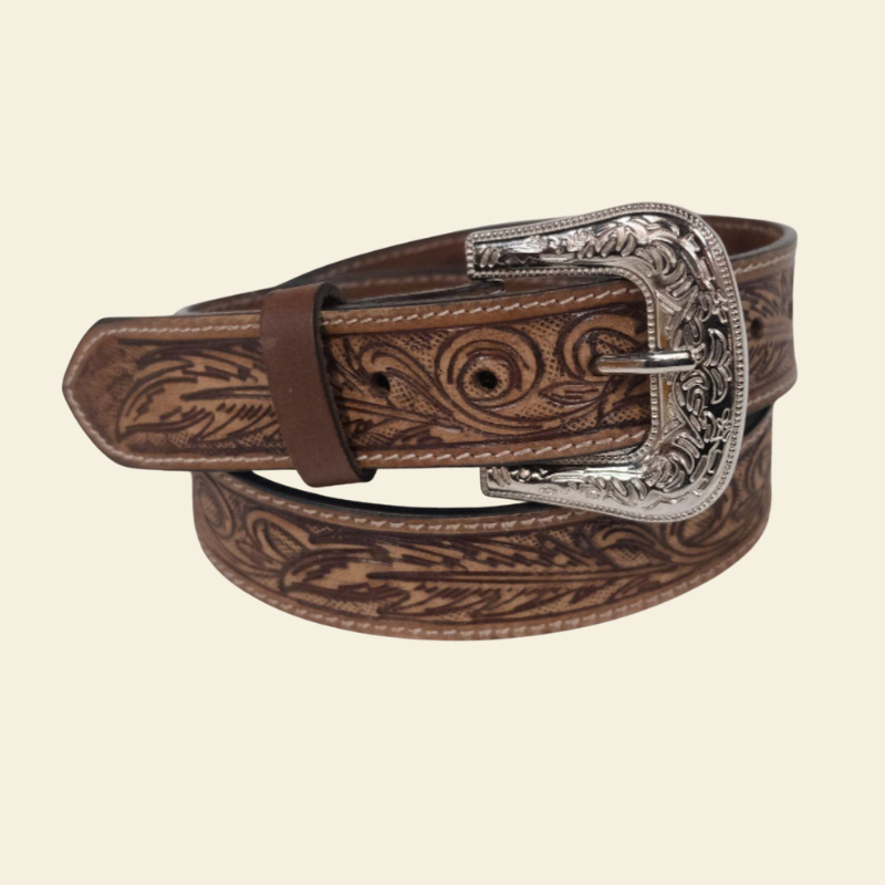 Outback King | Western Belt | Antique Feathers