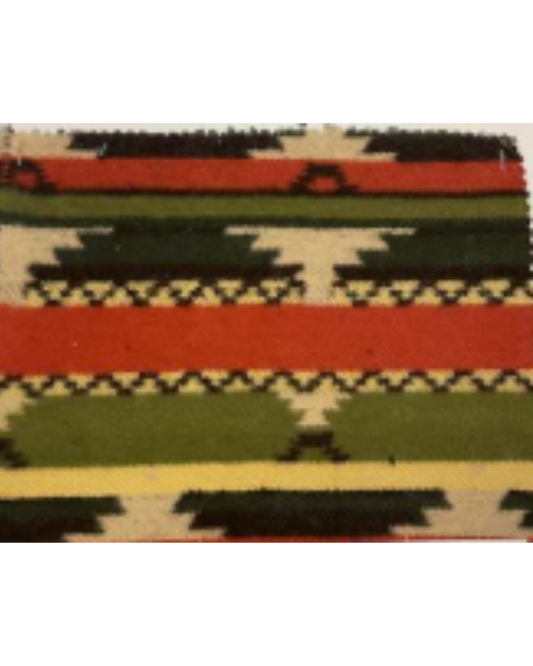 Outback King | Men's Frontier Shirt | Navaho Green/Red Flannel