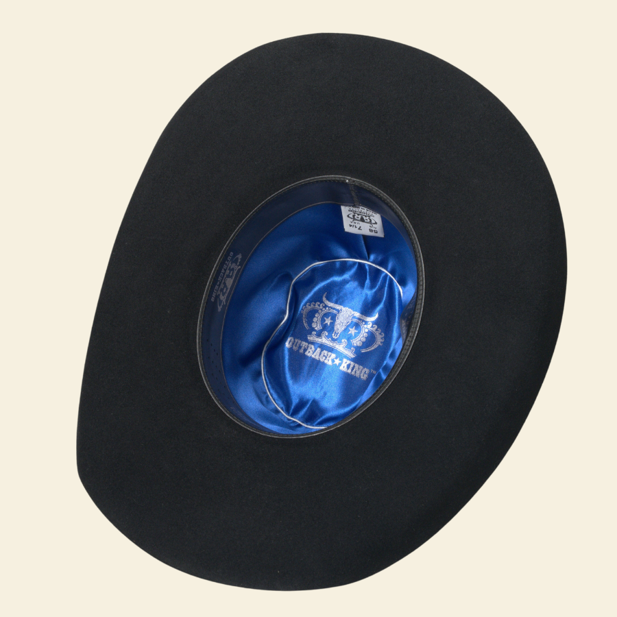 Outback King | Cool Hand | Premium Furfelt | Black