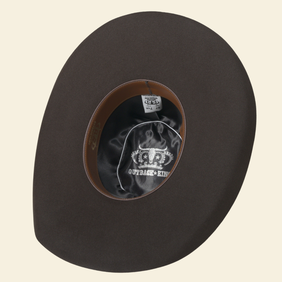 Outback King | Cool Hand | Premium Furfelt | Chocolate