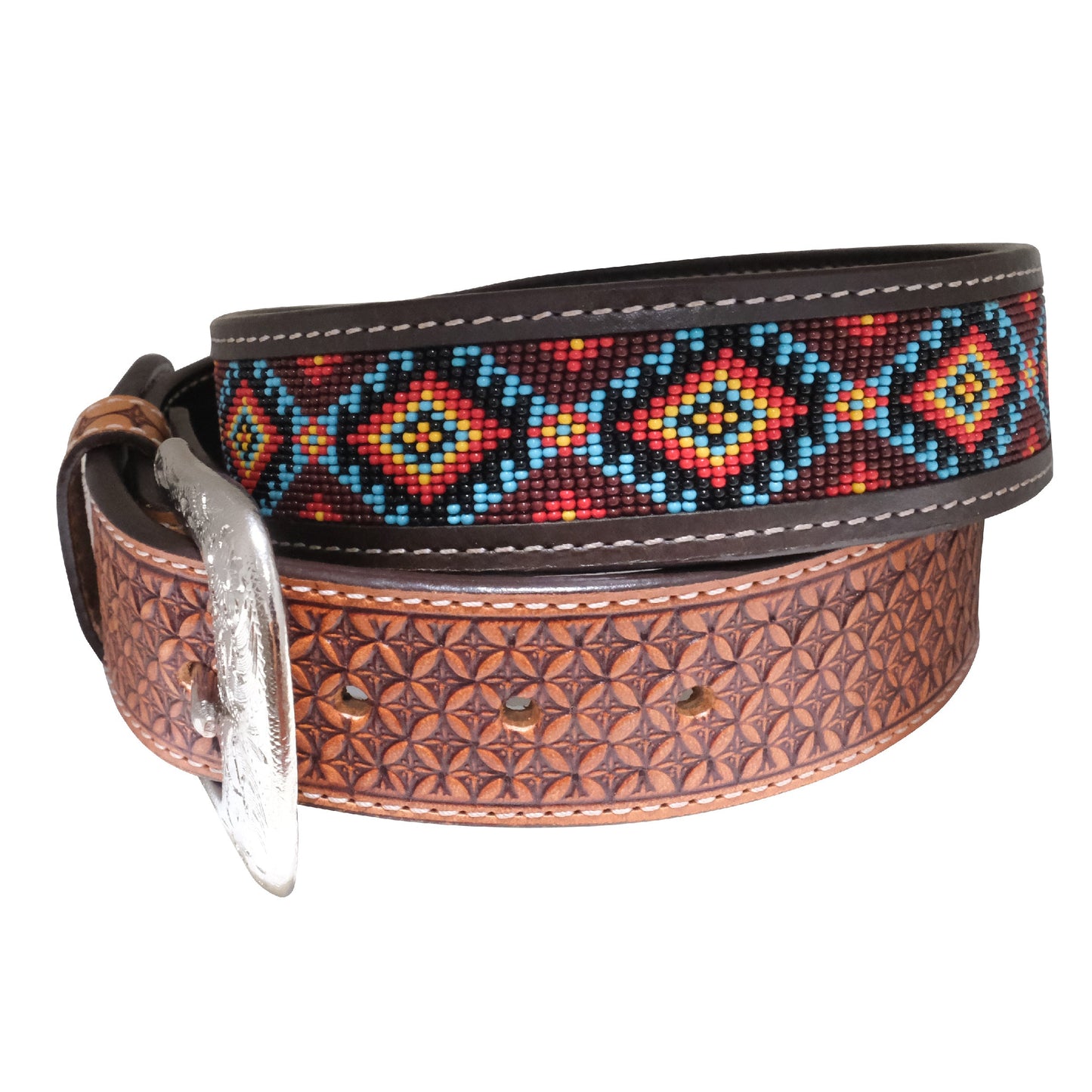 Outback King | Navaho Diamond Beaded Western Belt