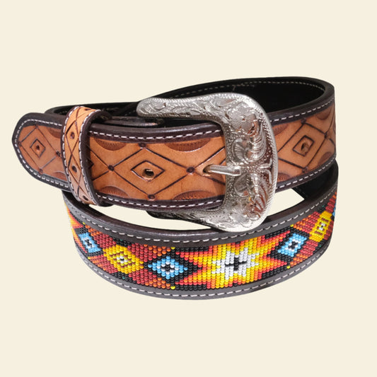 Outback King | Bright Star Beaded Western Belt