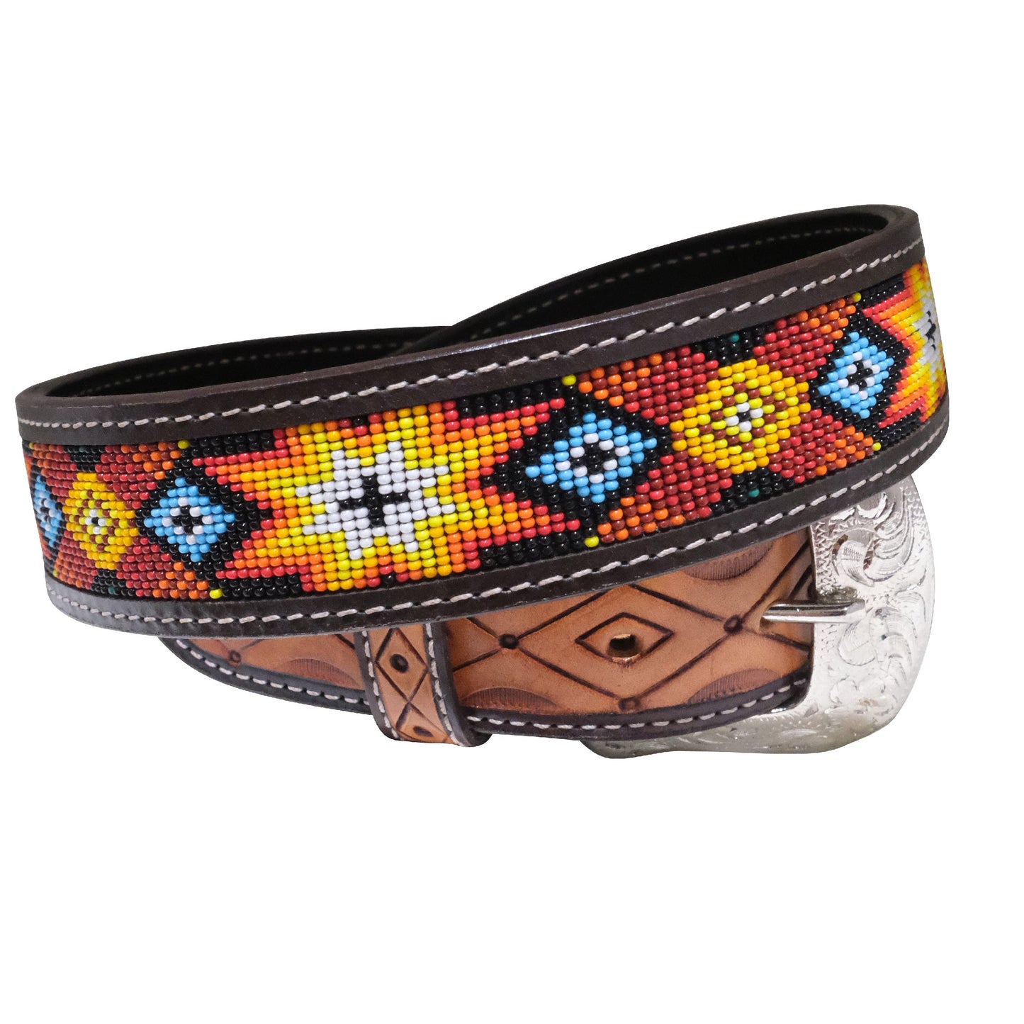 Outback King | Bright Star Beaded Western Belt