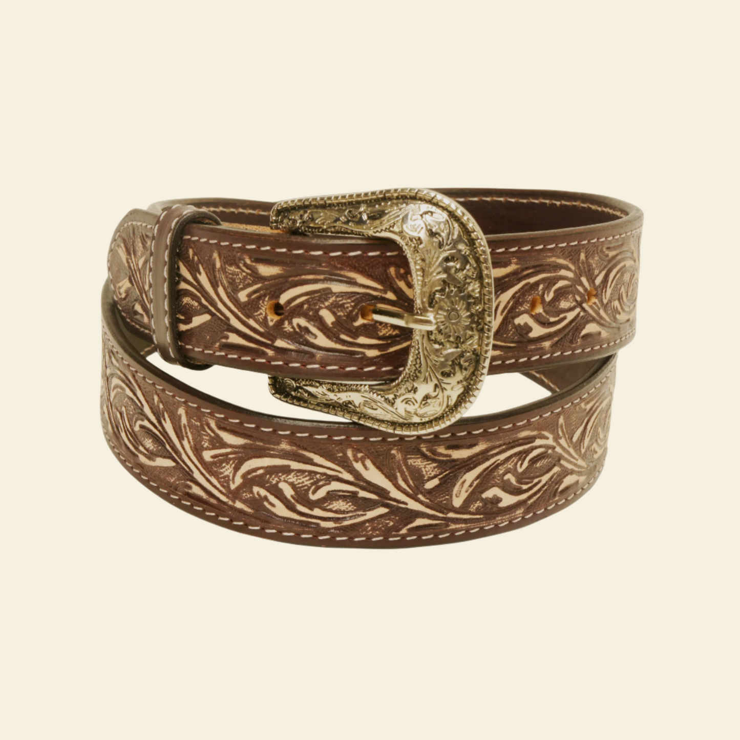 Outback King | Antique Brown Western Belt